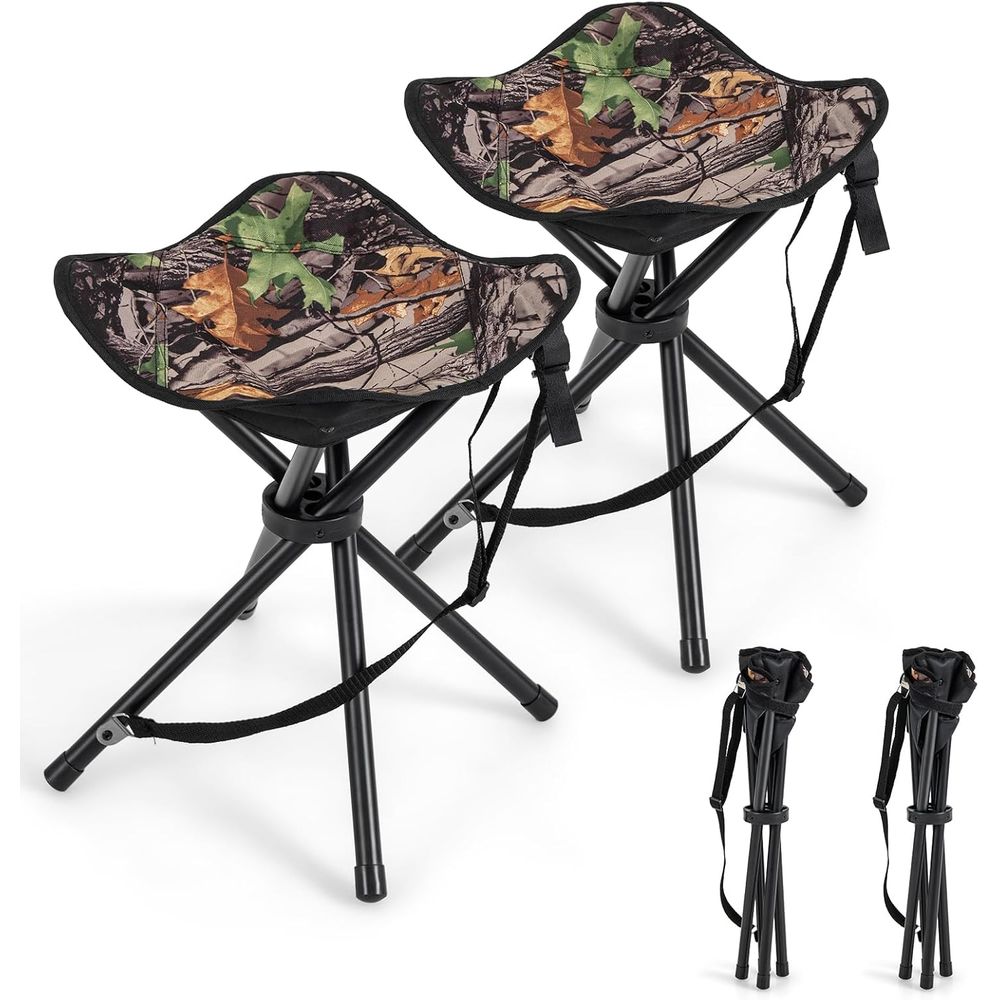 Outdoor Hunting Blinds - 2팩 휴대용 삼각대 경량 사냥용 스툴