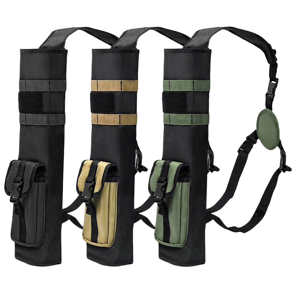 Quiver Arrow Back - 몰리 시스템 포켓이 있는 양궁 화살통,