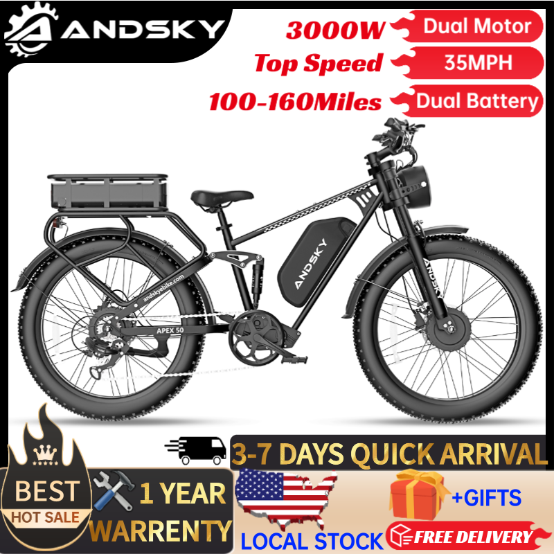 Outdoor Hunting Bike - 앤드스카이 에이펙스50 AWD 전기 자전거 3000W