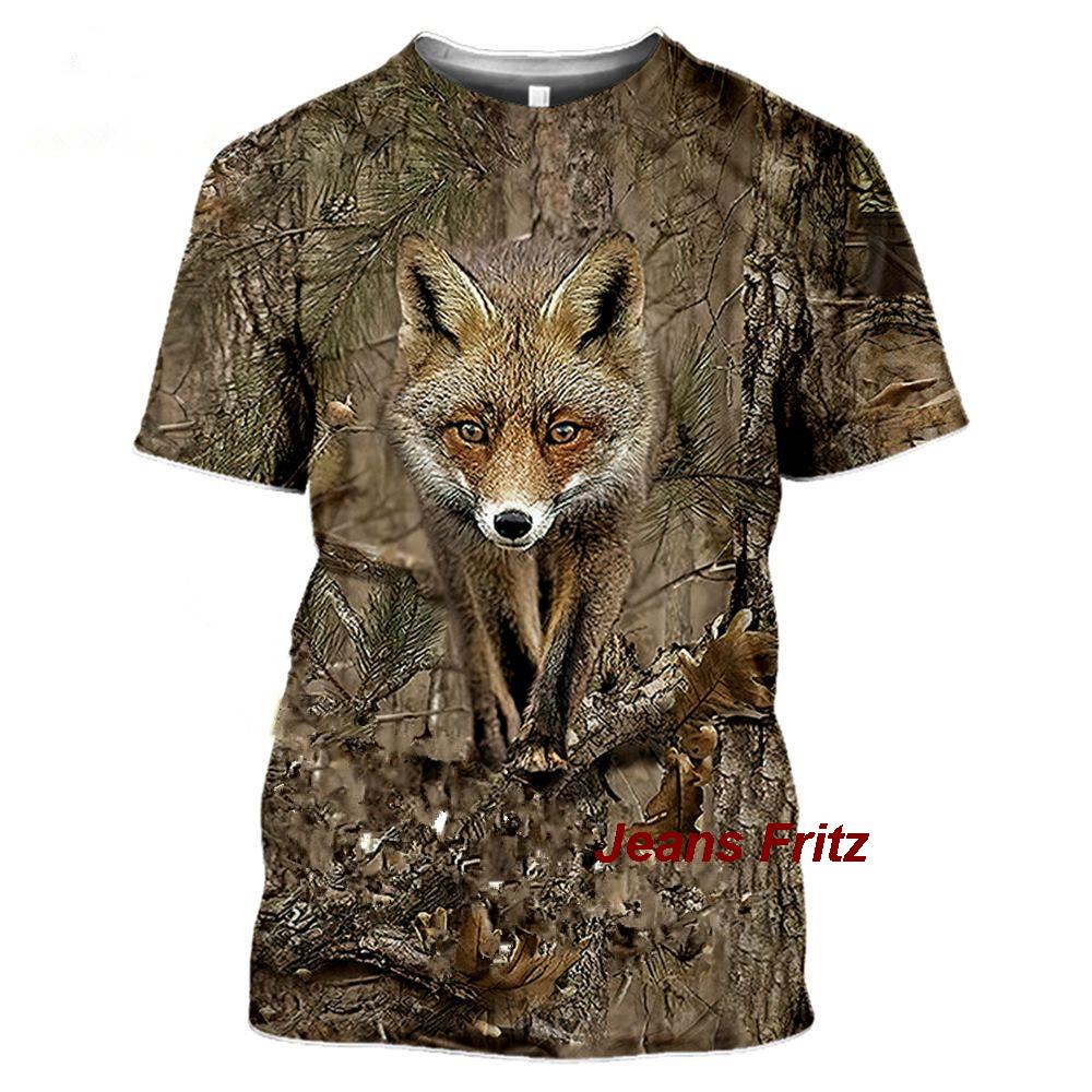 2023 위장 사냥 동물 멧돼지 3D 티셔츠 여름 레저 - Wildman Hunting & Outdoor Photos 리뷰 및 가격