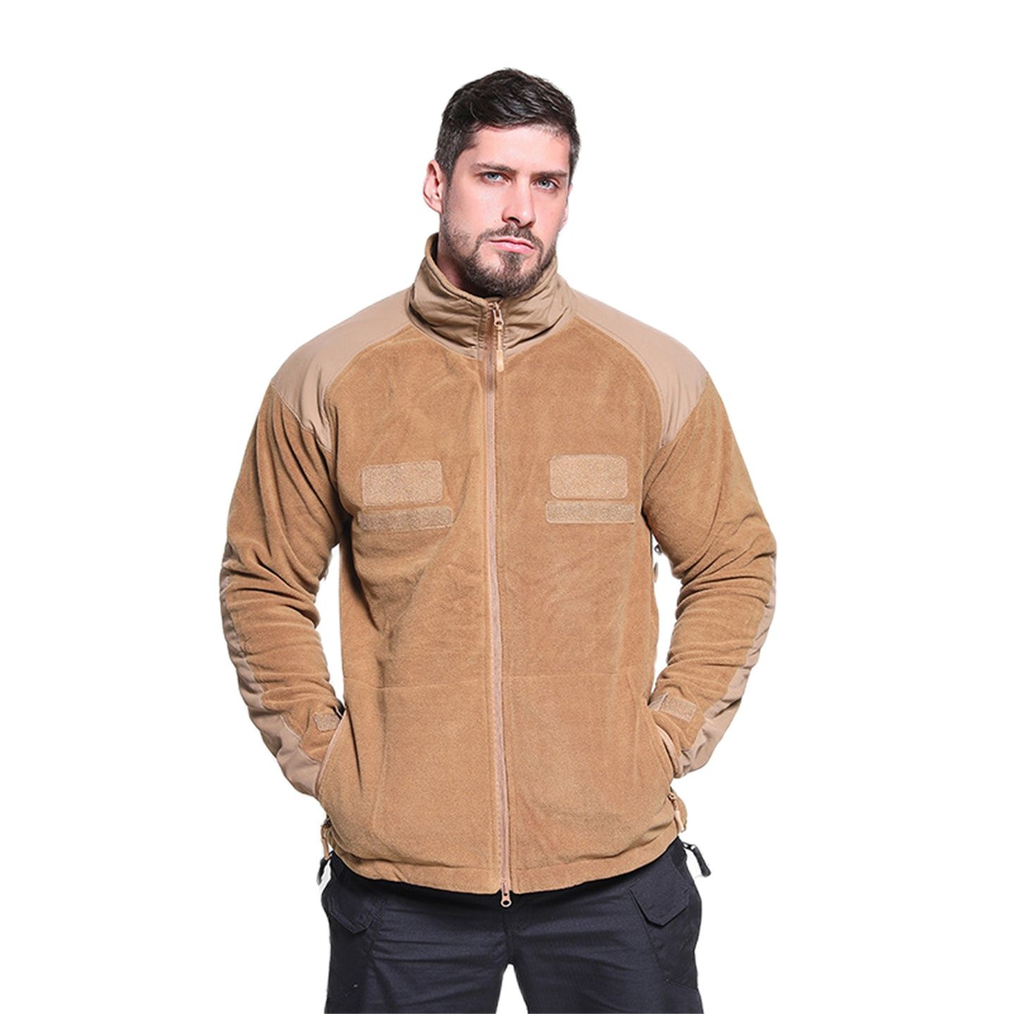 가을 겨울 사냥 전술 열 폴라 플리스 자켓 남자 스탠드 - Hunting Outdoor Jacket 리뷰 및 가격