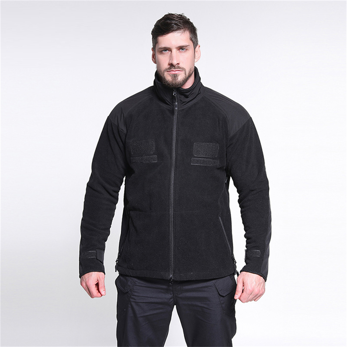 가을 겨울 사냥 전술 열 폴라 플리스 자켓 남자 스탠드 - Hunting Outdoor Jacket 리뷰 및 가격