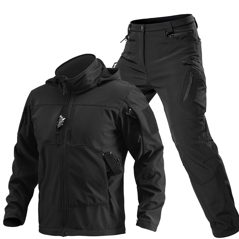 남성용 야외 전술 소프트쉘 슈트 후드 풀 지퍼 재킷 카 - Hunting Outdoor Jacket 리뷰 및 가격