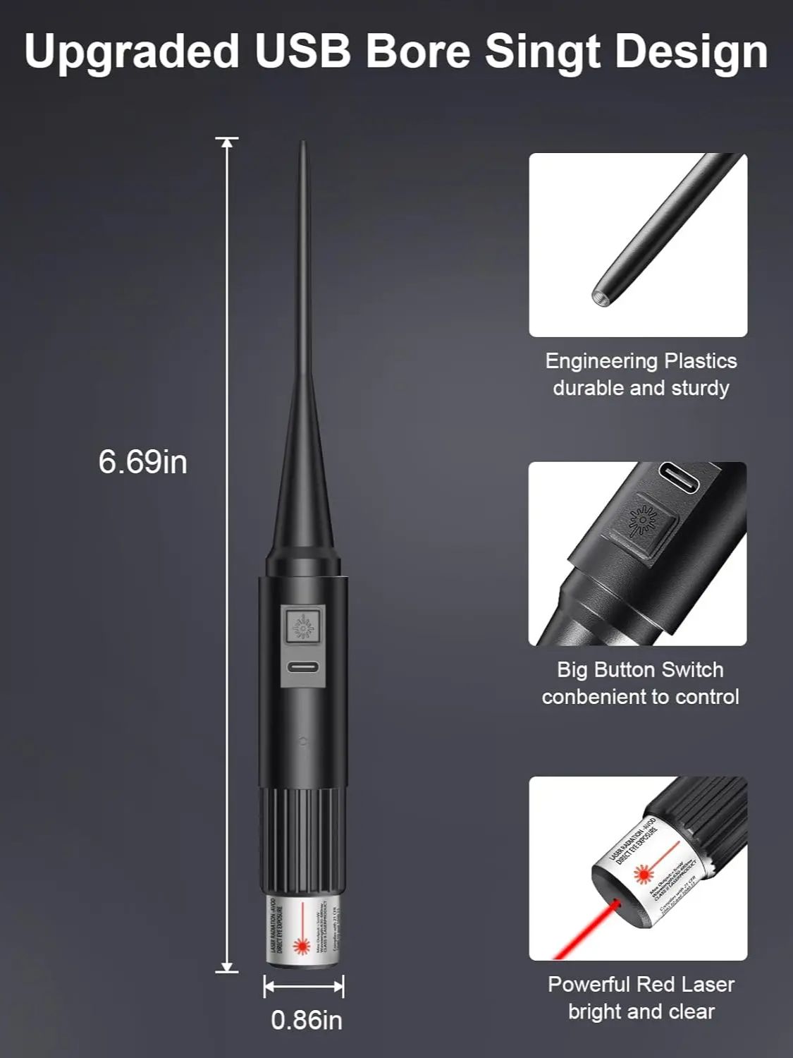 충전식 레이저 보어사이터 키트 64개 어댑터 USB 충 - Laser Boresighter Kit 리뷰 및 가격