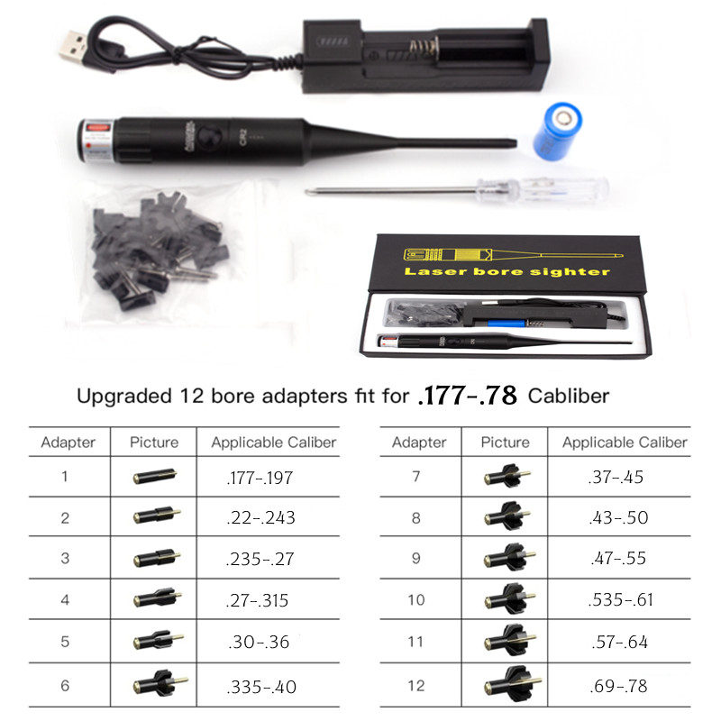보어 사이트 키트 12개 어댑터 레이저 보어 사이터 . - Laser Boresighter Kit 리뷰 및 가격