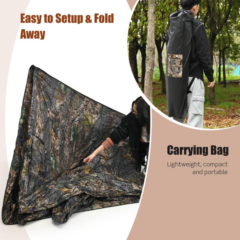휴대용 사냥 은신처(사슴 및 양각양용), 지면 고정용  - Outdoor Hunting Blinds 리뷰 및 가격