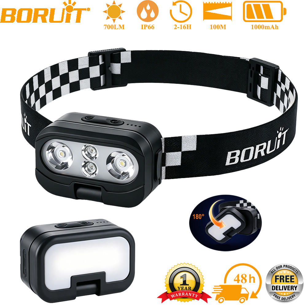 BORUiT RT400 LED 헤드램프 700LM 울트 - Outdoor Hunting Bike 리뷰 및 가격