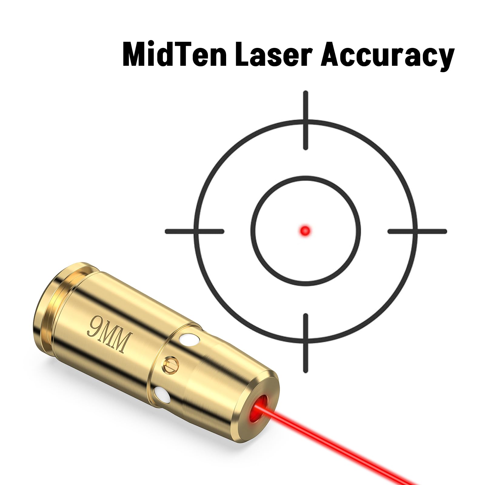3피스 레이저 보어 사이트 9MM .40 S&W 45A - Laser Boresighter Kit 리뷰 및 가격
