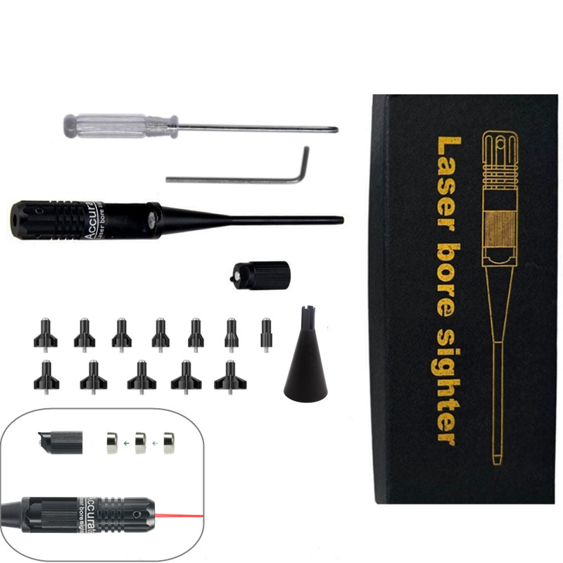 레이저 보어사이더 키트 12개 어댑터 .177 .22  - Laser Boresighter Kit 리뷰 및 가격