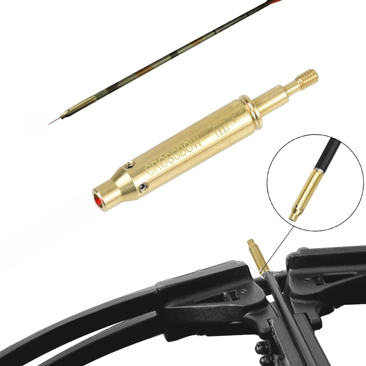 전술용 크로스보우 화살 스타일 레드 레이저 보어 사이트 - Laser Boresighter Kit 리뷰 및 가격