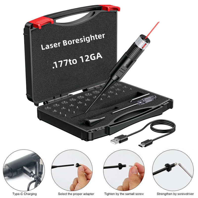 충전식 레이저 보어 사이트 키트 .17 .177 .22 - Laser Boresighter Kit 리뷰 및 가격
